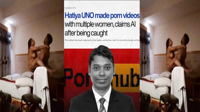 Bangladeshi UNO Officer  – caught on camera